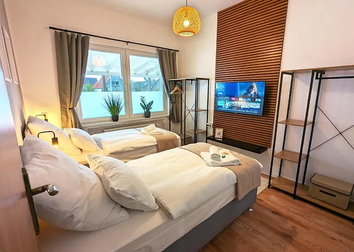 Glaner By Bestime - 5br Terrasse 2 Parkplaetze 10 Betten Waschtrockner Tischfussball Διαμέρισμα
