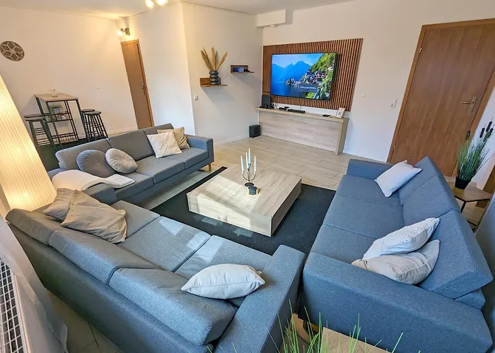 Glaner By Bestime - 5br Terrasse 2 Parkplaetze 10 Betten Waschtrockner Tischfussball Διαμέρισμα *